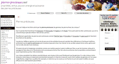 Desktop Screenshot of pierres-precieuses.net
